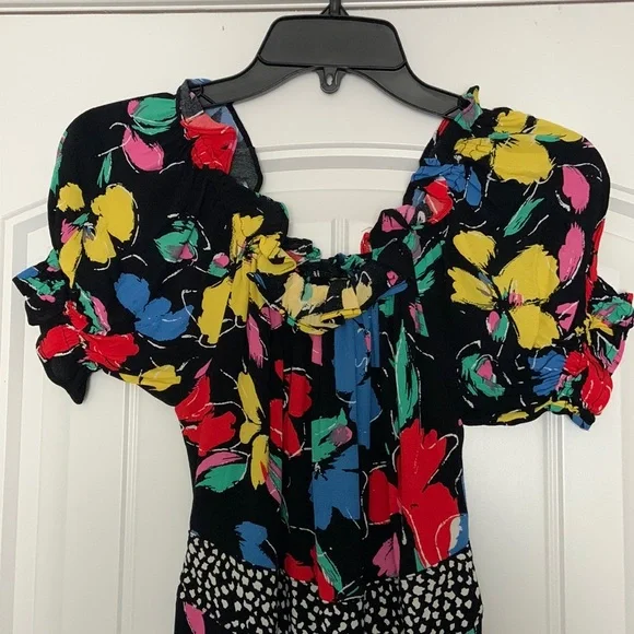 NWT Designer RIXO x Target Floral Off Shoulder Dress - Picture 6 of 16